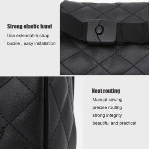 차량용 티슈 케이스 가죽 종이 홀더 시트 등받이 박스 냅킨 용기 정리함 자동차 인테리어 호환