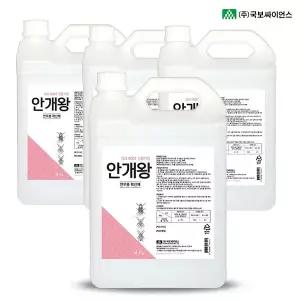 경유대용 국보 안개왕 4.1L x 4개 연무 확산제 연막제 냄새없는 글리세린 분무