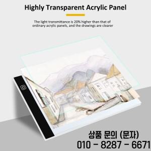 A5 LED 드로잉 보드 다이아몬드 페인팅 아트 프로젝트를 위한 라이트 복사 조정 가능한 밝기