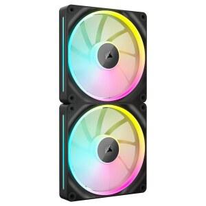 corsair icue 링크 lx140 rgb 140mm 루프 라이트 블랙 팬 팩 에어가이드 허브 기술 시스템 듀얼 u2013 pwm