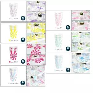 유치원 파티 상차림 플레이팅 롤리팝 종이컵 일회용 생일파티 식기