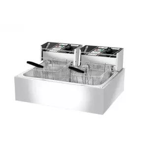 전기 치킨 돈까스 영업용 온도조절 탁상형 프라이어 식당