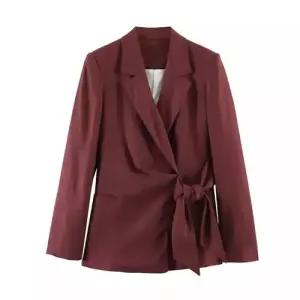 봄 여성용 트렌디 정장세트 코트+바지 세트 더블 혼방 린넨 아이템 HT1