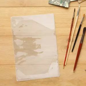 A6 투명 PVC 플래너 커버 북 프로텍터 슬리브 (루즈 노트 저널 다이어리 스크랩북 학교 교과서용)