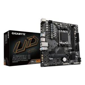 기가바이트 a620m h 마더보드 - amd 디지털 1세대 7200mhz m.2, lan, 지원 3.2 8000 gbe 1xpcie 5+2+2 위상 vrm, ryzen cpu, 4.0 ddr5(oc), 최대 usb