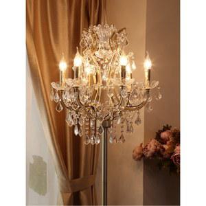 샹들리에 장 골드 플로어 로멘틱 LED 장조명 스탠드 호텔
