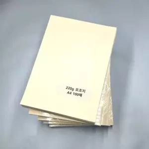 [문구/오피스] 백상지 명암용지 모조지 500매 A4사이즈 220g