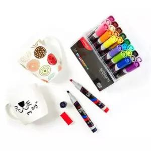 [문구/오피스] 사각닙 모나미 납작 다용도 유성매직 24색세트