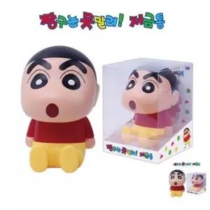 [문구/오피스] 어린이 금고형 캐릭터 투명 자물쇠 철제 비밀 미니 짱구 저금통 돼지저금통 지폐 동전 대형