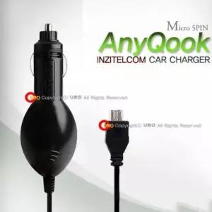 차량용충전기5핀 국산 애니쿡 마이크로5핀 차량용 시거잭 충전기 1A
