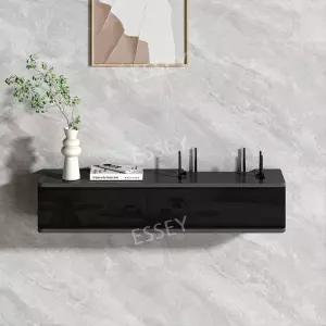 셋톱박스정리함 가리개 멀티탭 보관함 커버 블랙 선 숨기기 소형