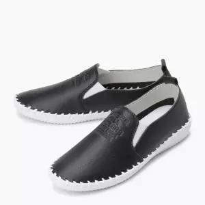 [롯데백화점]베네통 스티치 슬립온 BCSHF1611BK