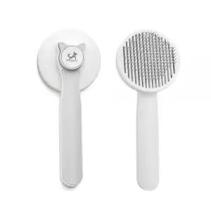 딩동펫 고양이 브러쉬 눈꼽 죽은털 정리 관리 원터치 슬리커 MNS