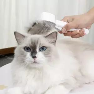 딩동펫 고양이 강아지 브러쉬 엉킨 죽은털 제거 2in1 다이얼 조절 MNS