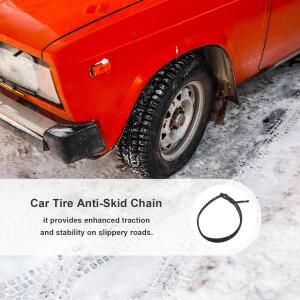 5pcs 범용  겨울용 자동차 타이어 눈/얼음/오프로드/SUV/트럭/픽업용 미끄럼 방지 체인  트랙션 안정성