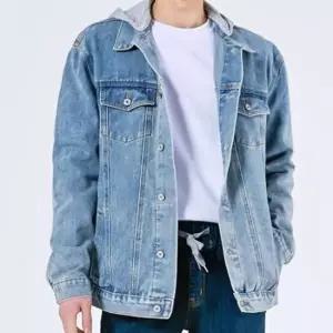 여성데님자켓 남자 후드 청자켓 워싱 남성 봄 가을 모자