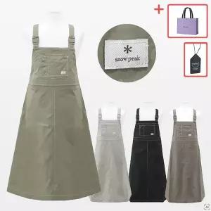 [스노우피크]클랜드 오버롤 원피스 롱 치마 여성 결혼식 하객룩 [백화점판]