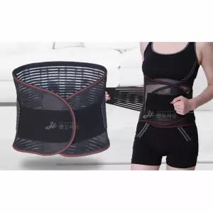 매쉬통풍 땀흡수 이중압박 허리보호대 군대선물 운동벨트 군인용품 복대 헬스밸트