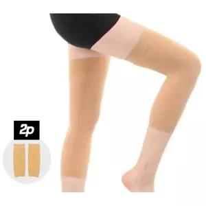 보온효과 슬림 다리 슬리브 1세트 압박보호대 레그서포터 무에타이 등산 마라톤종아리