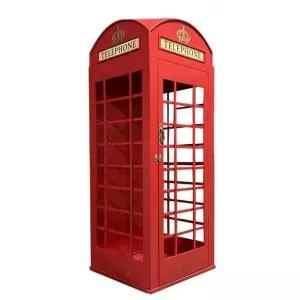 전화부스 벽 레트로조형물 야외 장식 인테리어 부스 박스