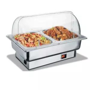 케이터링 워머기 뷔페 호텔 전기 보온 램프 용기 음식 가열기 카트 조명식 스테인리스