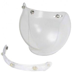 리드공업 GRAVIS PZ 005A 버블 실드 & 클리어 플립업 베이스 세트 CL