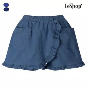 [르샵]프릴 플레어 데님 큐롯 팬츠 (BQ4PT009A)