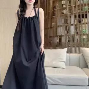 [라일리여성의류] Rly 해외 여행 비치웨어 드레스 홀터넥 나시 맥시 원