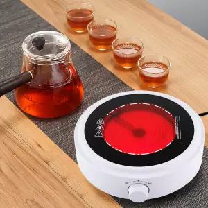 전기 미니 스토브 휴대용 핫 플레이트 주전자/주전자/세라믹/유리 조정 가능한 전력을 갖춘 110V 700W 히터