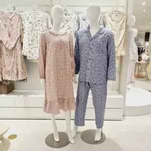 [비비안]이중거즈 플라워 원피스남성파자마세트 GW8872AMP8872A