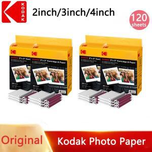 코닥 포토 프린터 용지 2/3/4인치 일회용 이미징 리본 통합 60/80/120매 C210R/C300RPD460용