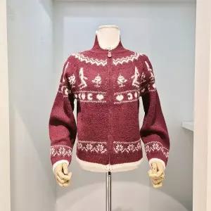 [밸리걸]하이넥 숄카라 노르딕 집업 가디건 613410