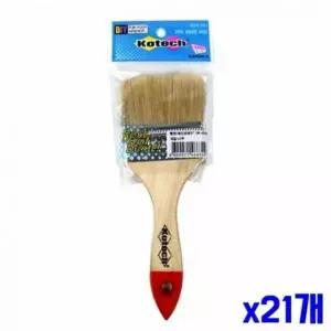 [콩심팥심]나무 손잡이 페인트 브러시 DIY 도장 붓