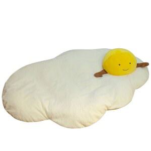 굿 계란후라이 대형 토퍼 바닥깔개 새로운 PP 수란 새로운 쿠션 애견쿠션 90x65cm 인형 방석 매트 수란 캐릭터 PP 90x65cm 수란