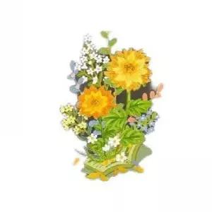 창문스티커 꽃화분 봄 스프링 유리창 쇼윈도 정전기 소품 소 조경 장식 식물 상차림 꽃집
