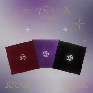 타로카드 스프레드 천 벨벳 테이블보 보관 파우치 보드게임 마법진 점술