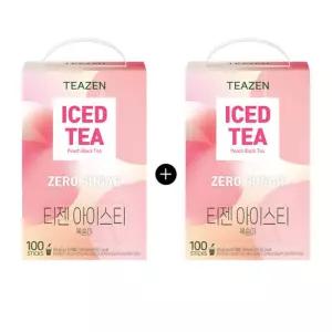 티젠 제로슈가 아이스티 복숭아 100스틱 X 2박스 (총 200스틱)
