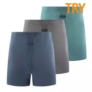 [TRY]트라이 남성 레이더스 인견 스판 쟈카드 트렁크 시원한 팬티 사각박서 3매입 패턴J