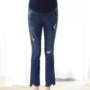 [다잇템] 여자 나팔 스타일 클래식 워싱 청바지