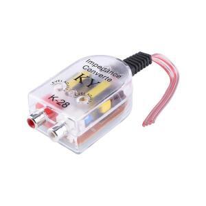 1-3pcs 12V 범용 자동차  낮은 임피던스 변환기 스피커 RCA 라인  제품 부품 Accessorie