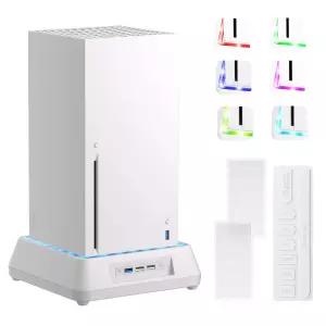 LED 표시등이 있는 Series X Mvioe 냉각 스탠드용 팬 엑스트라 빅 USB 20 포트 먼지 커버 필터 X와만 호환