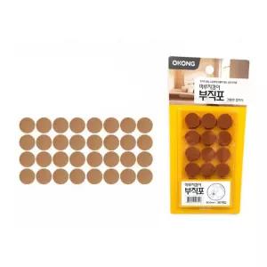 오공 식탁의자 가구다리 긁힘 소음 방지 접착 보호 부직포 테이프2개 발커버 체어패드