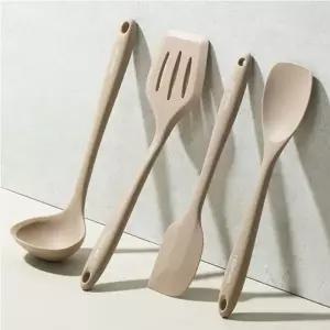 [네오플램] 실리콘 조리도구 4P 세트(국자+망뒤집개+멀티스푼+스패...