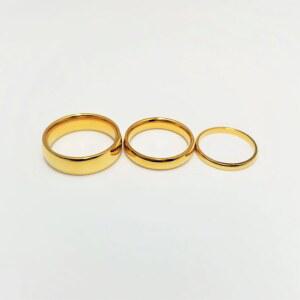 6mm Mariasz 미니멀리스트 남성을위한 간단한 부드러운 스테인레스 스틸 반지 클래식 커플 웨딩 약혼 쥬얼리