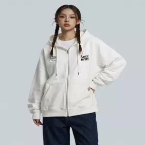 [어뉴브로스]레거시 여성 캐주얼 데일리 후디 투웨이 쭈리 후드집업[ANBH_9005]