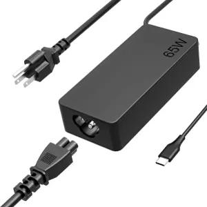 IKFJQCOA 65W 45W USB C 노트북 충전기 레노버 씽크패드 X1 X280 T14 T15 T480 T590 E14 E16 요가 6 7720
