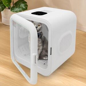 펫드라이룸 애완동물 건조기 온도 타이머 조절 기능이 있는 강아지 180도 휴대용 자석식 캐리어