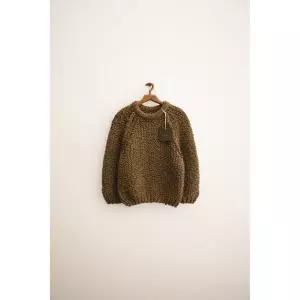 zara 자라 TIMELESS - THICK KNIT JUMPER Mid-camel