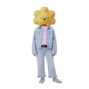 zara 자라 BASIC DENIM JACKET - Light blue