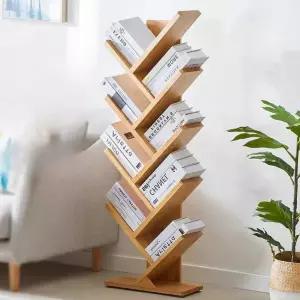 스탠딩 북타워 원목 인테리어 책 형 수납선반 책꽂이